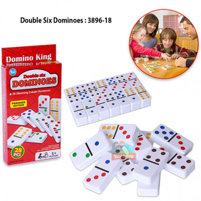 Double Six Dominoes : 3896-18